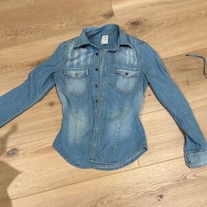 Denim Long Sleeve Shirt